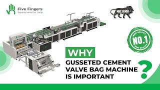 Best Alternative to Block Bottom Cement Bags | Gusseted Cement Valve Bag Making Machine |