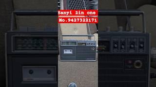 Sanyo  M-2460N  FM,MW Sw Radio Cassette Recorder full working condition Mo 9427322171