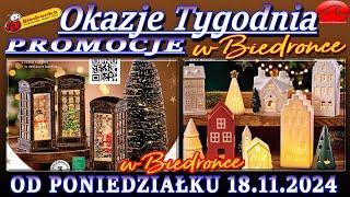 𝐁𝐈𝐄𝐃𝐑𝐎𝐍𝐊𝐀 | Nowa Gazetka Promocyjna od 18.11.2024 Okazje i promocje tygodnia – Katalog Biedronki