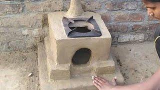 Mitti Ka Chulha Banane Ka Asaan Tarika | Hiw to Make Clay Stove at Home | Mitti Ka Chulha