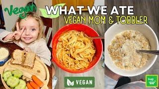 What We Eat in a Day as Little Vegan Family 