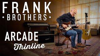 Frank Brothers Guitars Arcade Thinline Antique Bronze | The Music Emporium