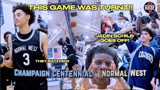 THIS GAME WAS TURNT TIL THE LAST PLAY!  Champaign Centennial Vs Normal West! Jadin Schlib on FIRE!