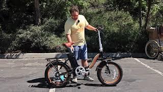 NEW EBIKE!  Zip n' Fold Foldable Fat Tire Electric Bike: 750 watt Powerful EBike that Folds Small!
