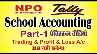 How Maintain School Collage Accounting | NPO Accounting in Tally | School Accounting Software