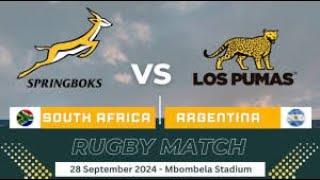 SPRINGBOKS vs. Argentina  FULL MATCH