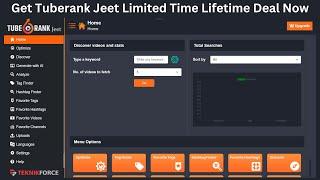 Tuberank Jeet Review - Tuberank Jeet Lifetime Deal | The Best YouTube ranking and optimization tool