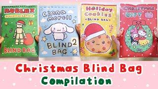 Christmas Blind Bag compilation l ASMR l No music