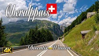 Driving the Oberalp Mountain Pass in the Swiss Alps  Scenic Drive from Disentis/Mustér to Wassen