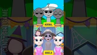 Incredibox Sprunki Normal VS Angela Version  Clukr #incrediboxsprunki #trending #gaming