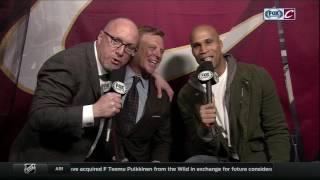 Cavaliers GM David Griffin interrupts Richard Jefferson's story about Channing Frye