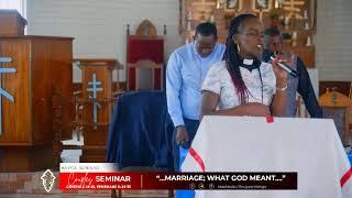 MARRIAGE; WHAT GOD MEANT || 22/06/2024 || REV LYDIA KAHIGA || AIPCA