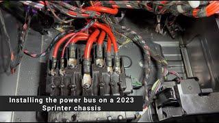 Installing the 2023 Sprinter Chassis Power Bus Expansion Kit