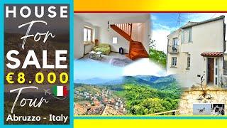 €8K | BARGAIN Cheap Move in Ready Home in Abruzzo ITALY in Gorgeous Historical Centre Close to Sea