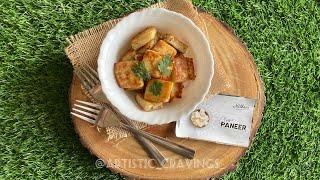 SAUTE PANEER RECIPE MADE FROM MILKMOR PANEER ️