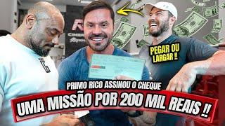 200 MIL REAIS - PRIMO RICO PAGOU PARA O CARIANI E BALESTRIN CUMPRIREM ESSE DESAFIO !