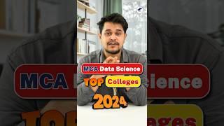 Top MCA Colleges In India - Data ScienceBest MCA Colleges 2024#shorts #mca #datascience #viral