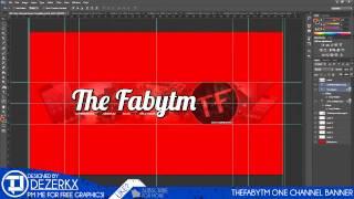 SpeedArt #10: TheFabytm One Channel Banner w/ Music