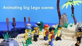 How to Animate Big Lego Scenes in Lego Stop Motions