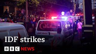 Israel says it killed senior Hezbollah figures in strike on Beirut | BBC News