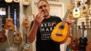 Ohana PKC-150SMO Spalted Mango Pineapple Concert Ukulele Demo by UKE Republic