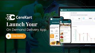 On Demand Delivery App - CereKart | Live Demo of Admin Pannel | Part 1