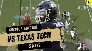 Colorado Football: Keys for Shedeur Sanders vs Texas Tech, Film Breakdown & Preview