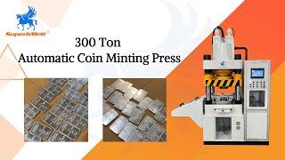 SuperbMelt 300 Ton Automatic Coin Minting Press | 10 Pcs/Minute , Fully Automatic to Save Labor