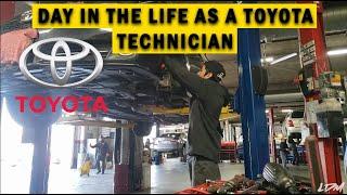 A Day in The Life As A Toyota Technician 2023