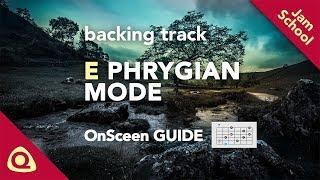 E Phrygian Guitar Backing Track - with Improvisation Assistant!