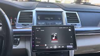 Android radio installed in Lincoln MKS (it can be done) #caraudio #lincoln #mks