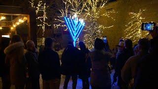 Park City hosts Grand Menorah Lighting event to celebrate first night of Hanukkah