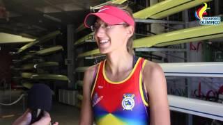 Virginia Díaz, Skiff femenino, para Pasaporte Olímpico en el Europeo Remo Sevilla 2013