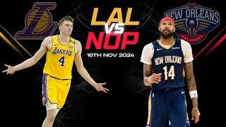 Los Angeles Lakers vs. New Orleans Pelicans Highlights - 102:99 - 16. Nov. 2024