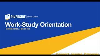UCR Work-Study Program