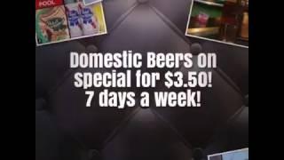 The Woodbine Hotel Everyday domestic beer specials for $3.50