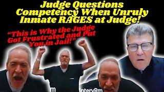 Entitled Tenant Thinks He Should Be Allowed To Live RENT FREE! Unruly Inmate RAGES At Judge!