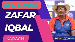 Coach Zafar Iqbal Spotlights Karachi's Cricket Talent at Trials | SPL | SINDH SPORTS HD