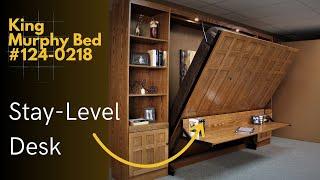 Frank Lloyd Wright Inspired King Murphy Bed