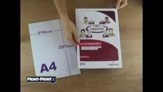 What is an A4 leaflet and flyer?