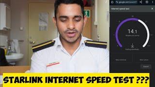 STARLINK INTERNET TEST ON SHIP | ELON MUSK | AJAY KHATI