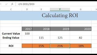 How to Calculate ROI (Return On Investment) in Excel