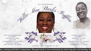 1-11-25 Homegoing for Willie Mae (Starks) Griffin