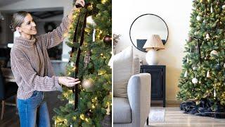 CHRISTMAS TREE DECORATING IDEAS // MINIMAL HOLIDAY DECOR FOR 2022