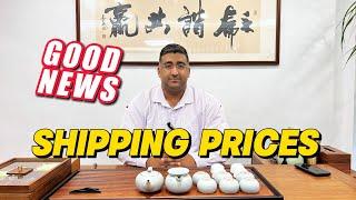 Good News - International Shipping Prices Finally Coming Down