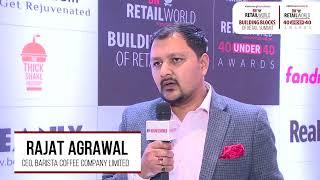 Rajat Agrawal, CEO, Barista Coffee Company| BW Retail World:Best 40u40 of Indian Retail Industry '23