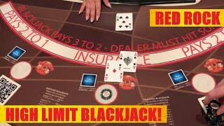 $100 Blackjack from the High Limit Room at Red Rock Casino in Las Vegas!