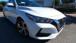 2022 Nissan Sentra SV | Aspen White | Charcoal Interior