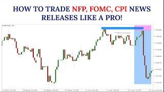 How to Trade The NFP, FOMC, CPI High Impact News Releases Like a Pro!