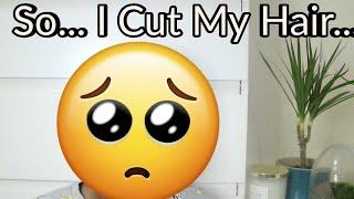 Cutting My Hair Short| Natural Hair Journey| Big Chop Natural Hair| FaceOn NailsDone HairDid